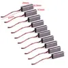 New 10/20pcs Carbon Brushes Wire Leads Generator Generic Electric Motor Brush Replacement 4.5 x 6.5 x 20mm 6