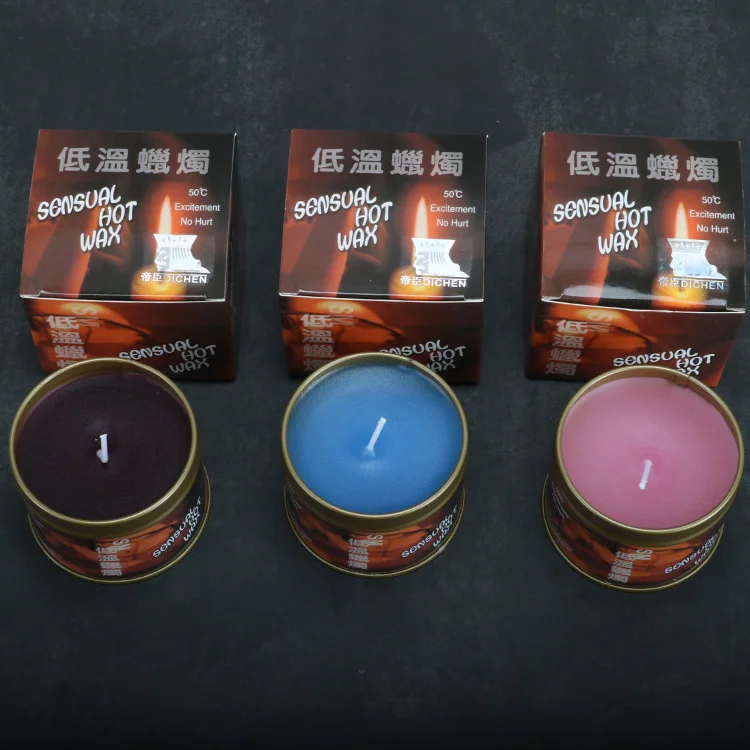 Tinplate low temperature candle low temperature beauty candle cylindrical husband and wife adult fun