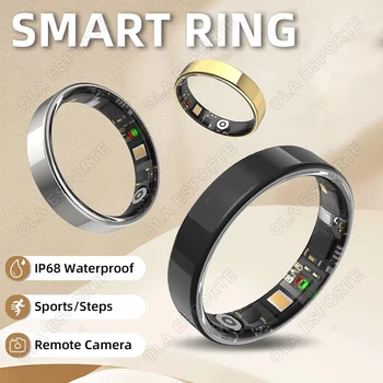 2026 New Fashion Smart Ring Heart Rate Blood Oxygen Monitoring 5ATM Waterproof Health Ring Pedometer For Men Women Festival Gift 1