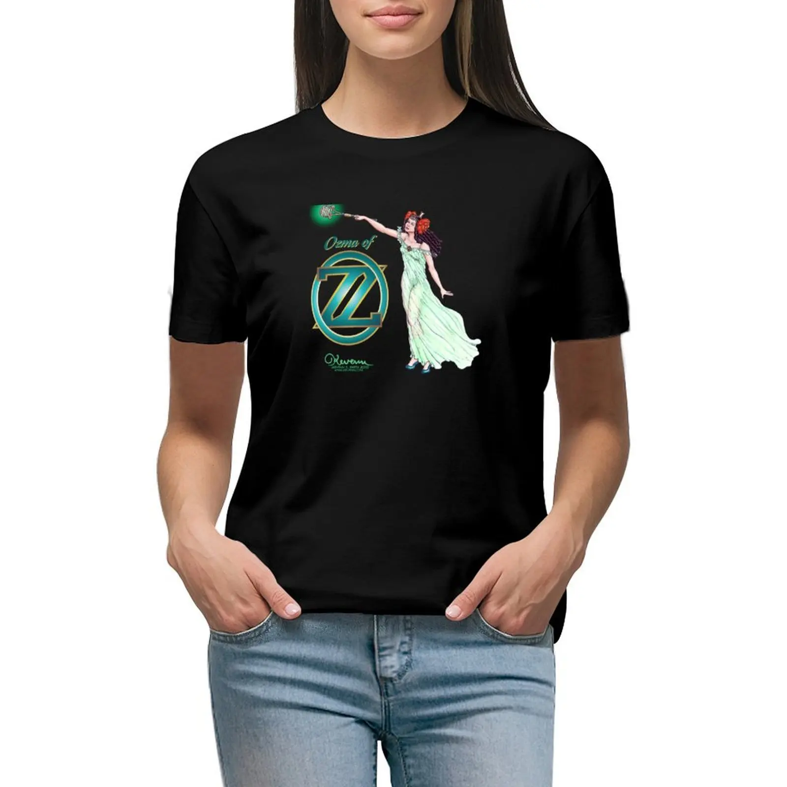 

Ozma of Oz by Kevenn T. Smith T-shirt vintage clothes plus size tops korean fashion tops for Women