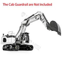 LESU AOUE 945 3 Arm RC Hydraulic Excavator 1/14 Metal Finished Digger Machine Radio Control Construction Vehicle Truck Cars Toys 1