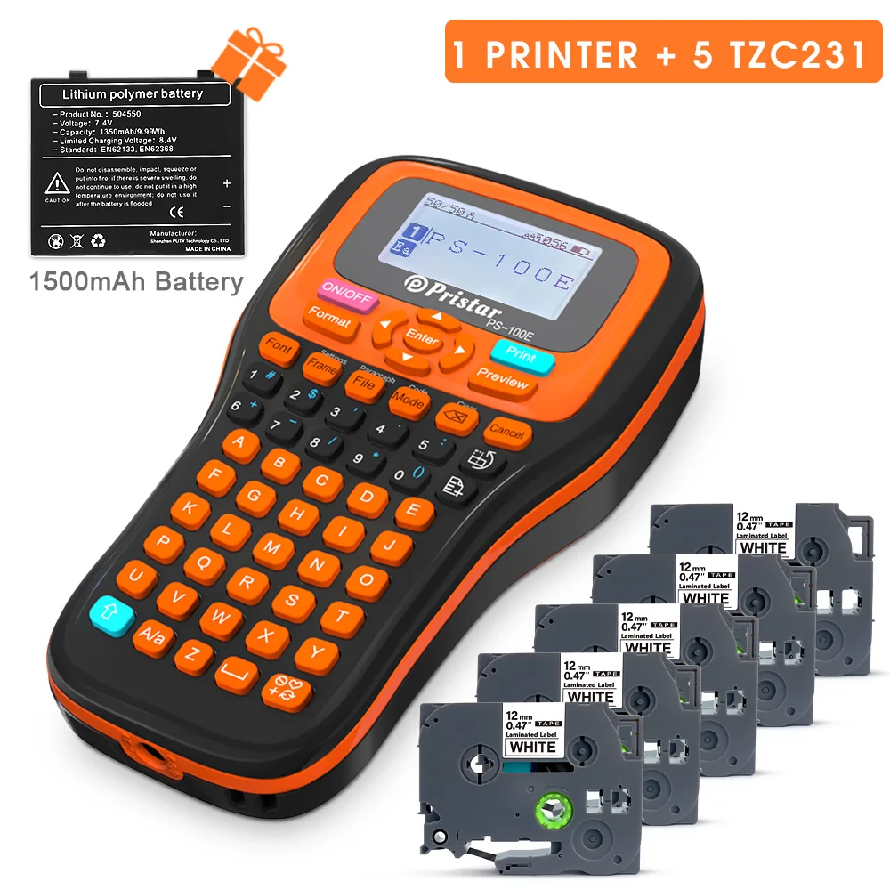 PS100E-Auto-Cutting-Label-Printer-Similar-to-Brother-P-Touch-PT-H110 ...