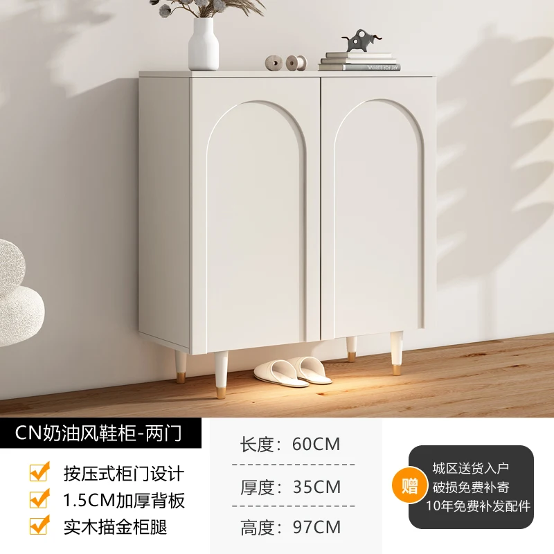 Weißes cremefarbenes Schuhregal für den Eingangsbereich, modernes, platzsparendes Schuhregal, Aufbewahrungssystem, Muebles Para El Hogar, Möbel, Wohnzimmer