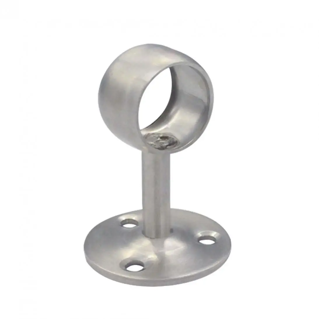 25mm 1inch Metal Flange Wardrobe Closet Rod Rail Curtain Rod Bracket For Closet Storage Ceiling Mount Curtains Shower Stand