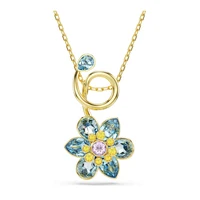 Ensemble de bijoux de luxe, nouvelle série plante, Imitation cristal, fleur, collier, boucles d'oreilles, Bracelet, bijoux de luxe, cadeau de noël 4