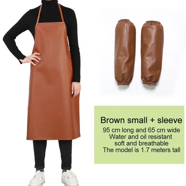 Waterproof Rubber Apron - Black, Oil Resistant For Dishwashing, Cleaning, Fishing