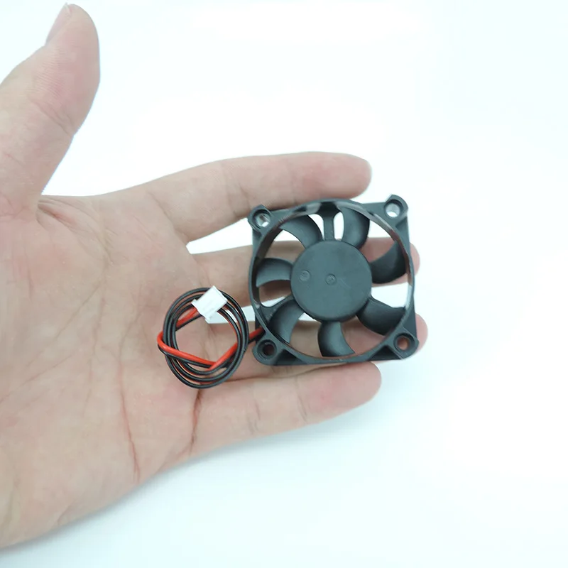 DC 5010 5V/12V/24V Computer CPU Cooler Mini Cooling Fan 50MM Small Exhaust Fan 50x50x10mm H2 2 pin cooling fan gaming cooling fan 3d printer fan For 3D Printer
