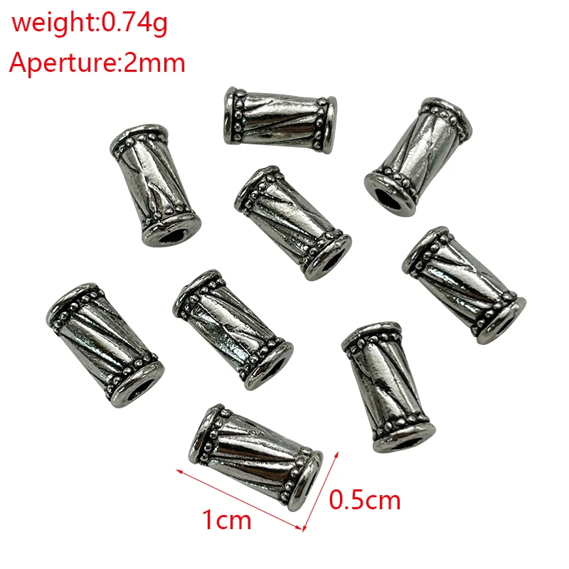 200 Pezzi Accessori Pendenti In Argento Tibetano - Perline Per Braccialetti, Collane Fai Da Te