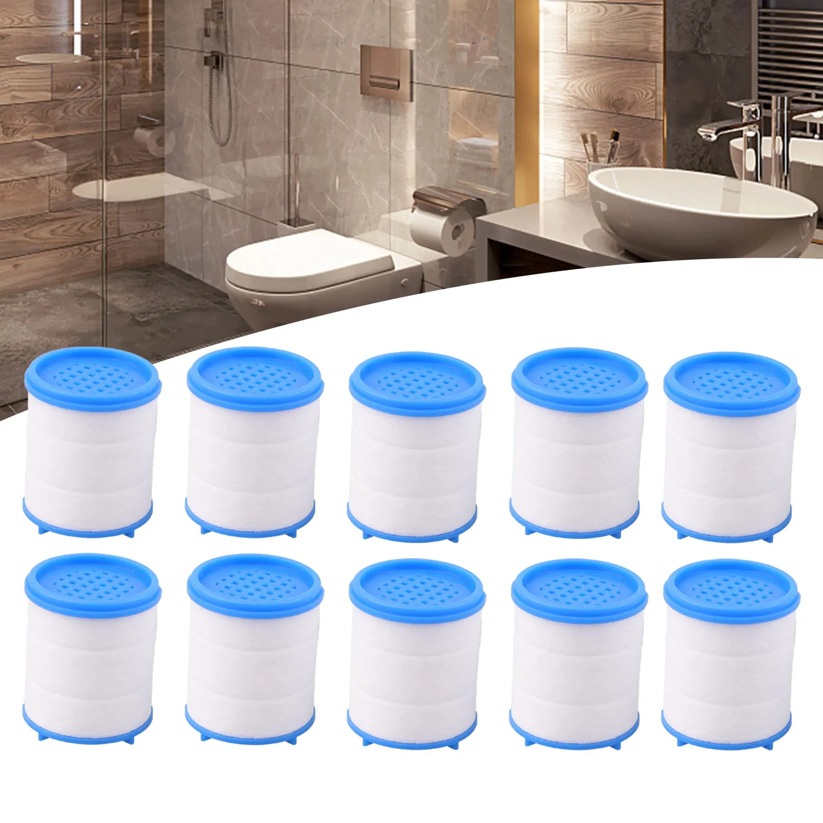 Booster Shower Faucet Filters Tap Nozzle Adapter PP Water Tap Purifier Kitchen Faucet Extender Rotatable Bubbler