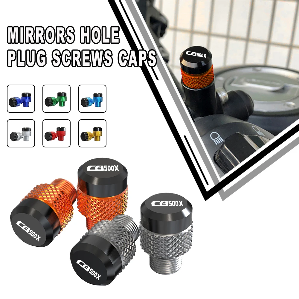 Accessori Mototcycle M10 * 1.25 Tappi Per Fori A Specchio In Alluminio Cnc Viti Bulloni Per Honda Cb500X 500F Cb 500F Cb 500X2019-2023
