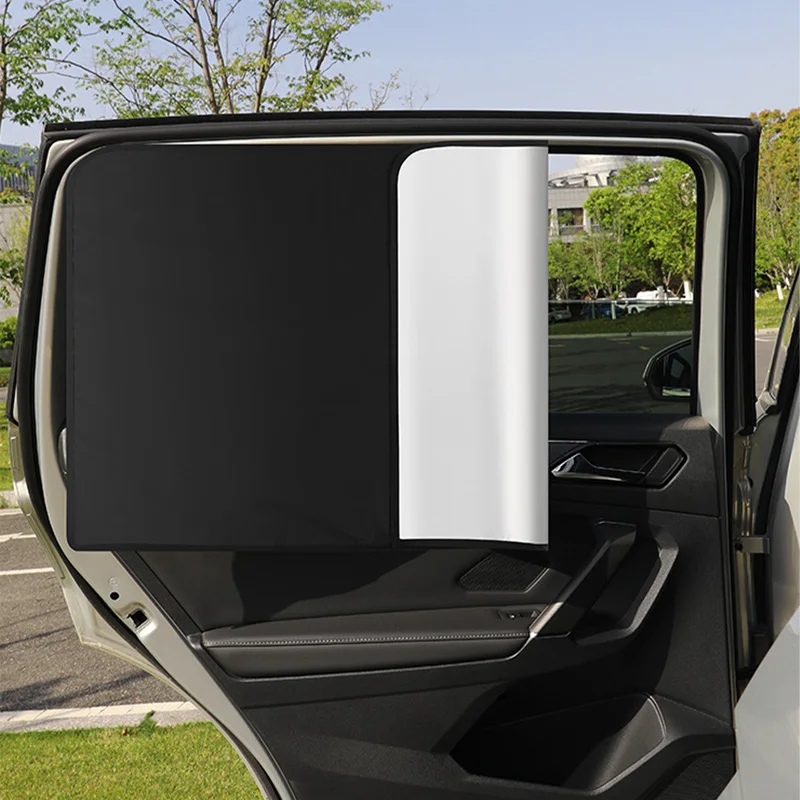 Magnetic Car Window Curtains Sun Shade UV Blocker
