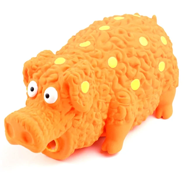 Dog Squeaky Chew Toys For Aggressive Chewers Large Breed Pig