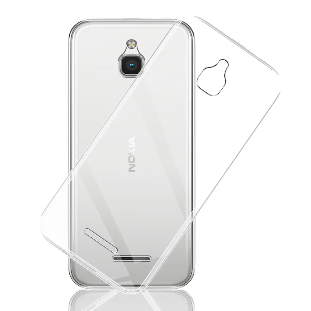 Ultra Thin Silicone Soft TPU Clear Back Case Cover - 2.8