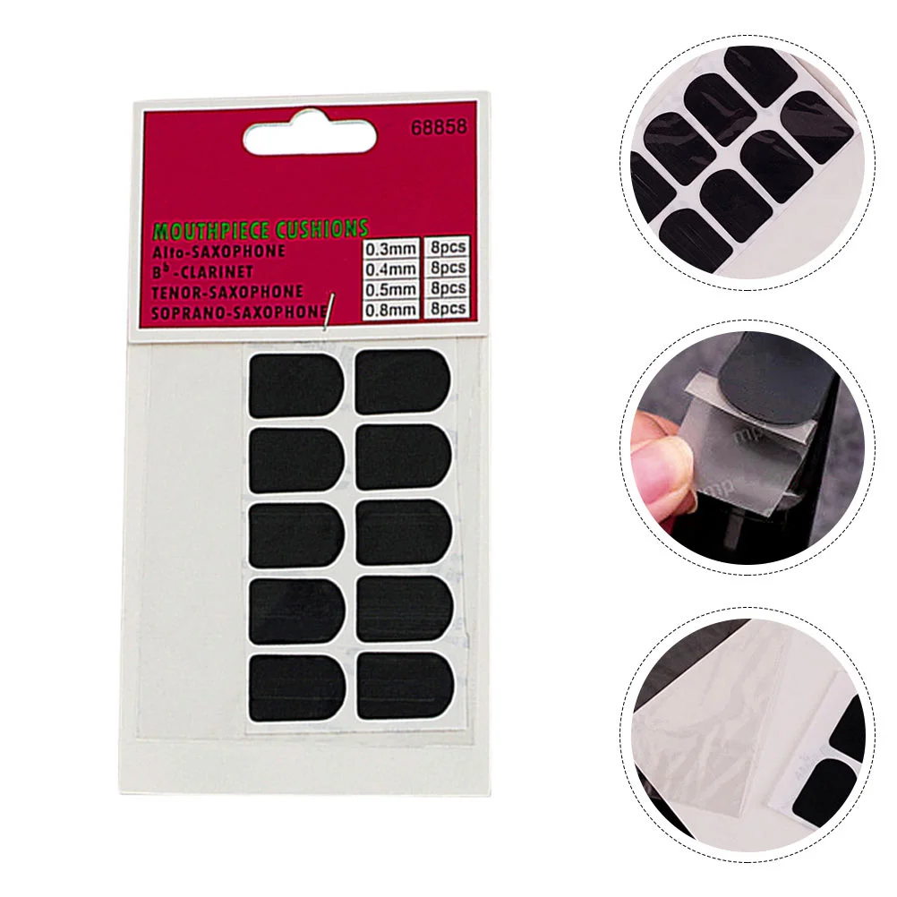 

10 Pcs Soprano Saxophone Patches Mouthpiecesophone Patches Pads Adhesiveophone Tooth Pad Tenor Cushion Tenor Blowing Pads