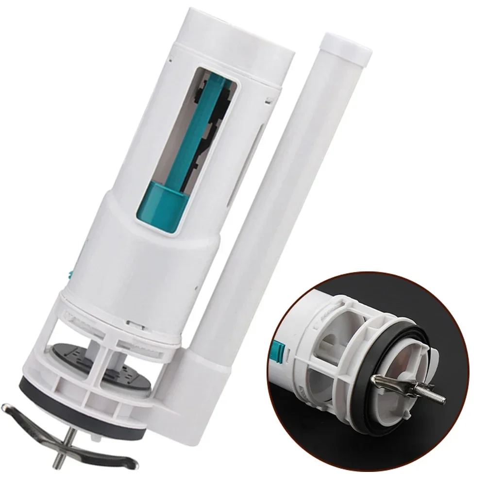 Toilet tank accessories, toilet push button Toilet Cistern ABS Toilet Flush Valve Adjustable Height Sturdy Thread Adjustable Height Dual Flush Push Button