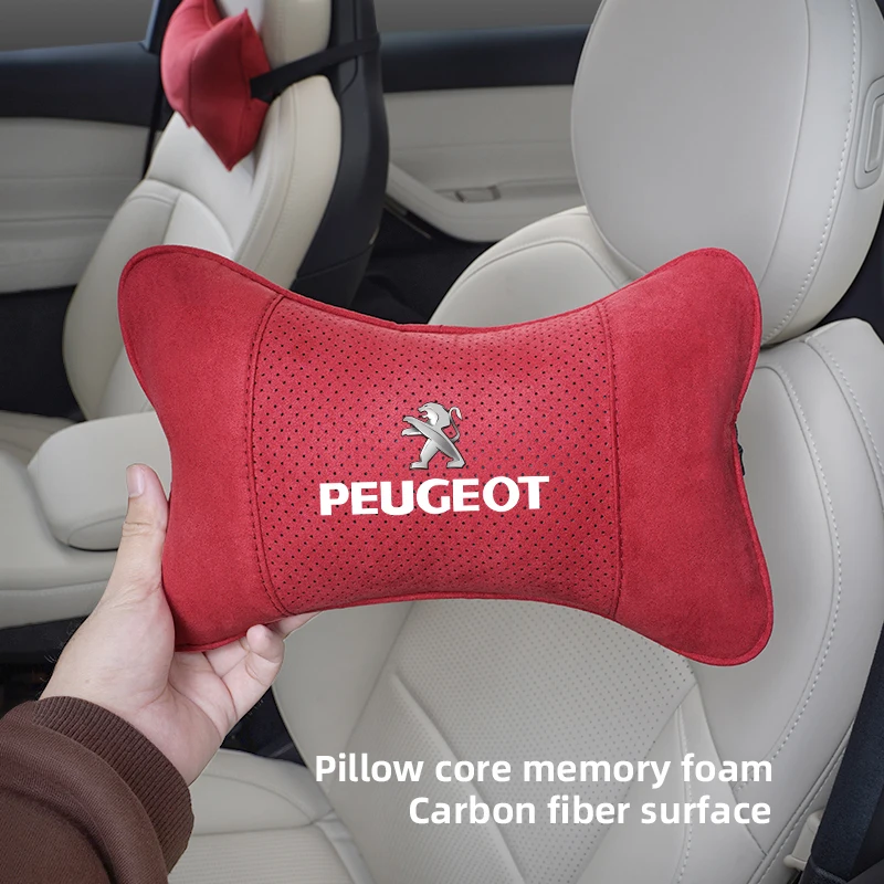 1Pcs Car Seat Headrest Neck Spine Protection Pillow for Peugeot 206 508 107 308 207 407 307 406 208 301 106 408 607