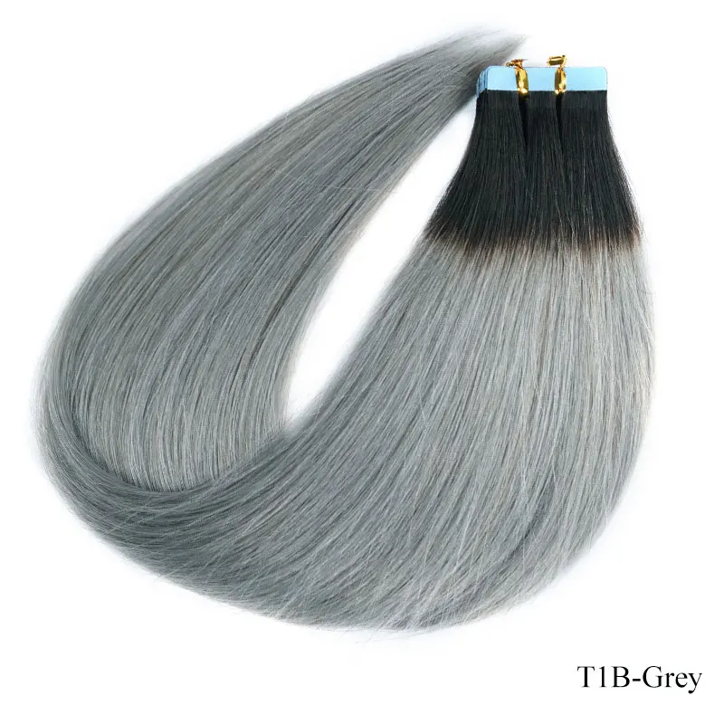 thumbnail image 1 of Extensiones de cabello con cinta adhesiva Veravicky Hair, cabello humano natural, interfaz pequeña de 4 x 0,8 cm, trama de piel Remy, 20 unidades, 16 a 24 pulgadas, para cabello fino, 1 of 5