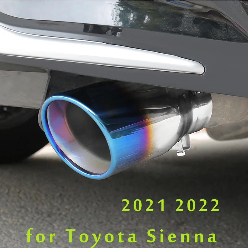 Car Stainless Steel Rear Exhaust Pipe Muffler Tail End Tube For Toyota C-Hr Chr 2017 To 2022 Car Accessories Auto Parts
