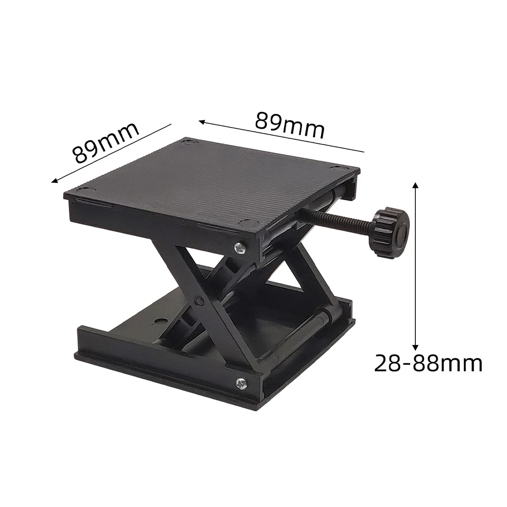 Lab Jack Lift Table Aluminium Alloy Laboratory Jack Scissors Stand Adjustable Router Lift Platform Machine Woodworking Tools