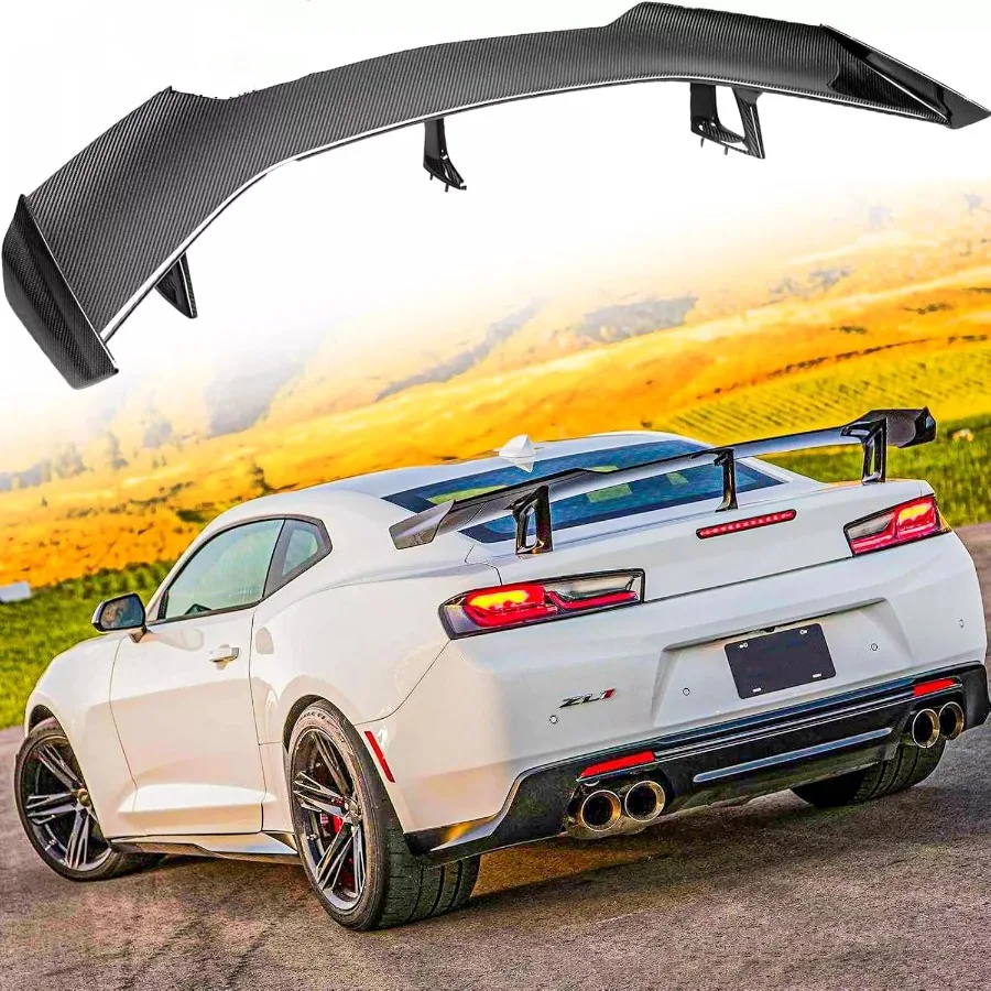 ZL1 1LE Style Rear Spoiler Trunk Wing Compatible with Chevrolet Camaro All Models 20162024 Without Rear Spoiler Camera for Enha