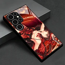 Date A Live Tokisaki Kurumi Shockproof Glass Phone Case - Stylish and Durable Protective Cover for Samsung S24 Plus (KHTY00147A)