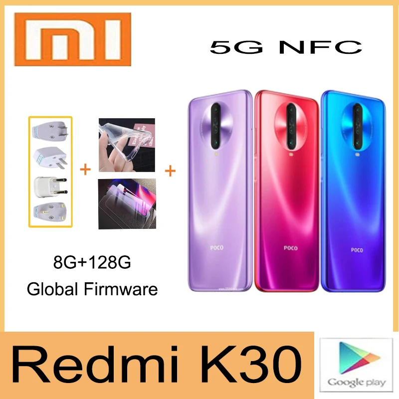 Смартфон Xiaomi Redmi K30/Xiaomi Poco X2 4500 мАч Snapdragon 730G 6 67 дюйма 64 мп + 20 МП Android |