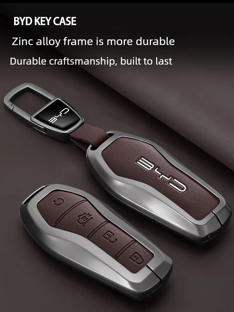 Zinklegierung Autoschlüssel-Hülle für BYD Seal U DMI Song Plus Atto 3 Han EV Tang Qin Dolphin Durable Second Song Pro Zubehör – Detail 4