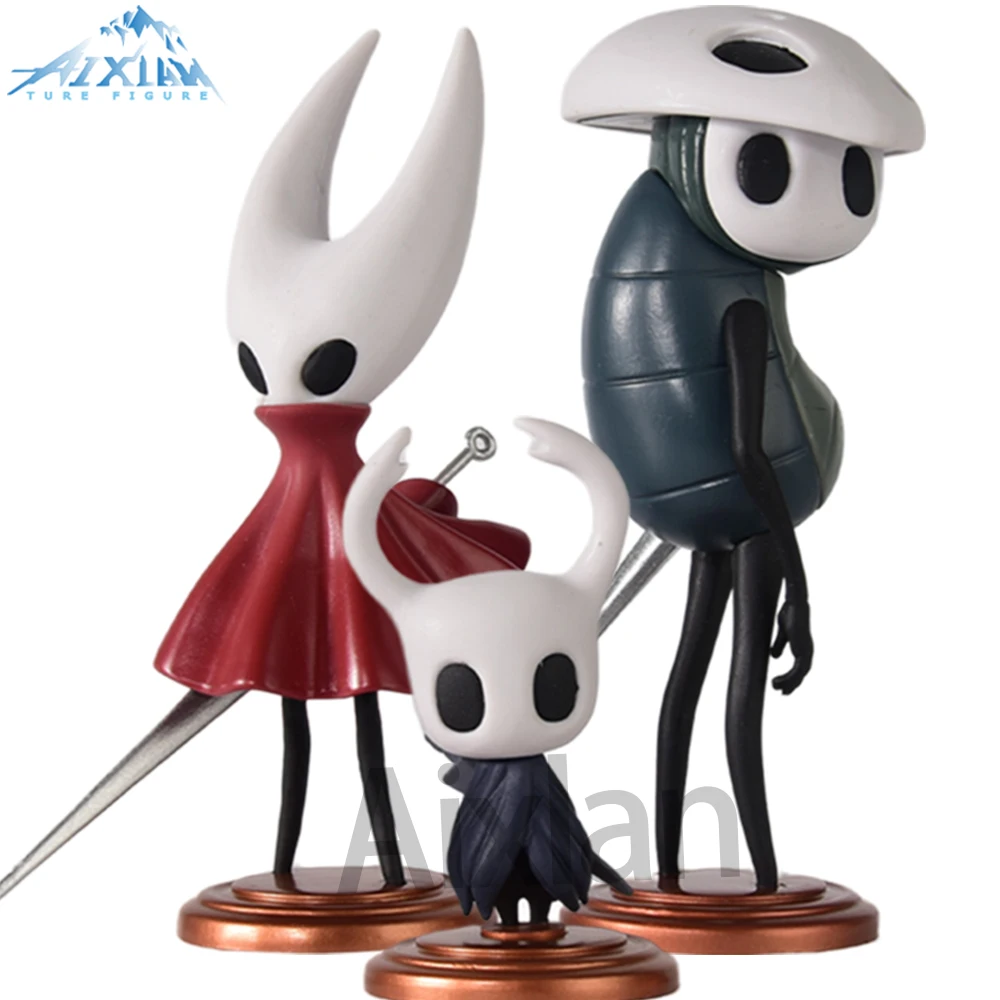 

3pcs/set Hollow Knight Toys Anime Game Figure The Knight Action Figure Hornet/Quirrel Figurine Collectible Model Doll with Box