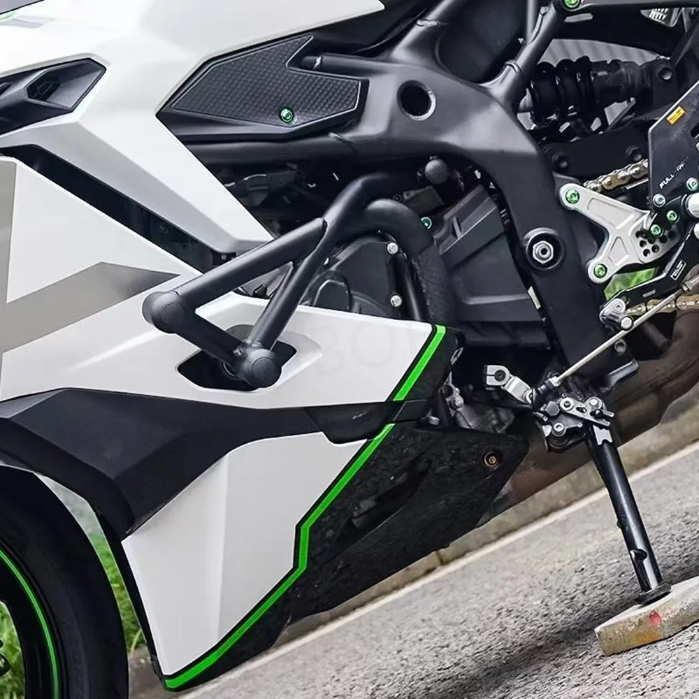 가와사키 닌자 ZX-4R ZX-4RR 오토바이 엔진 가드 하이웨이 크래시 바 범퍼 낙상 방지 보호대 개조 액세서리