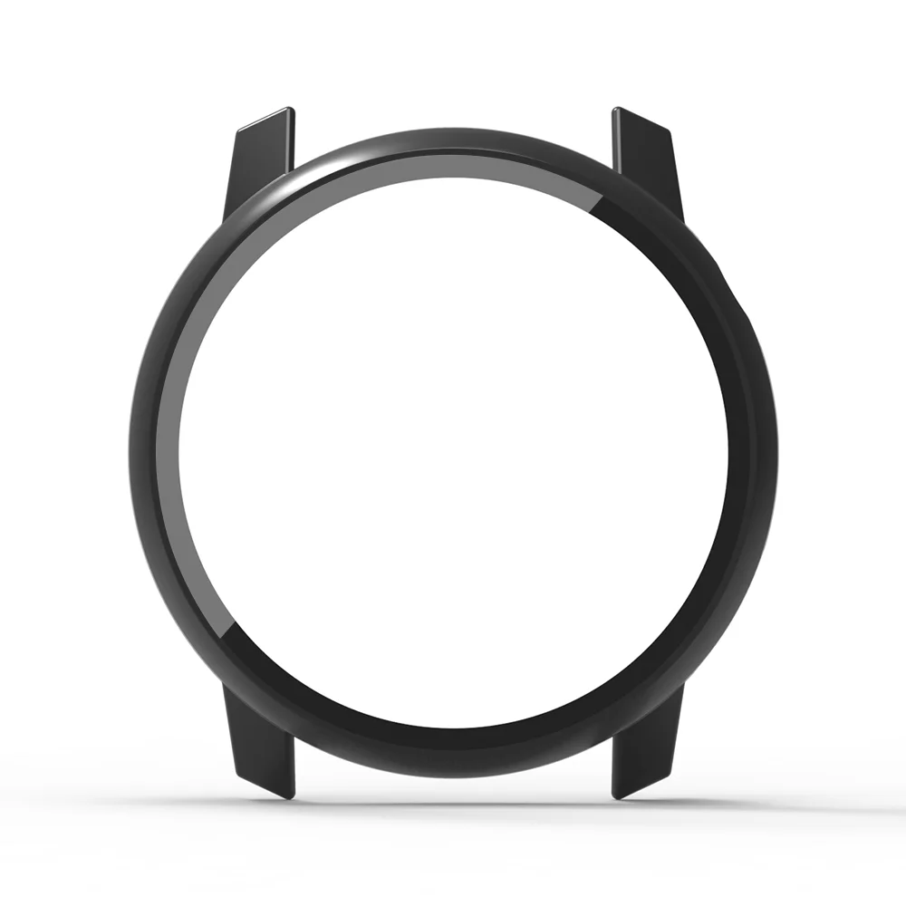 Durable Hard PC Frame Protective Watch Cover with Full Glass Coverage