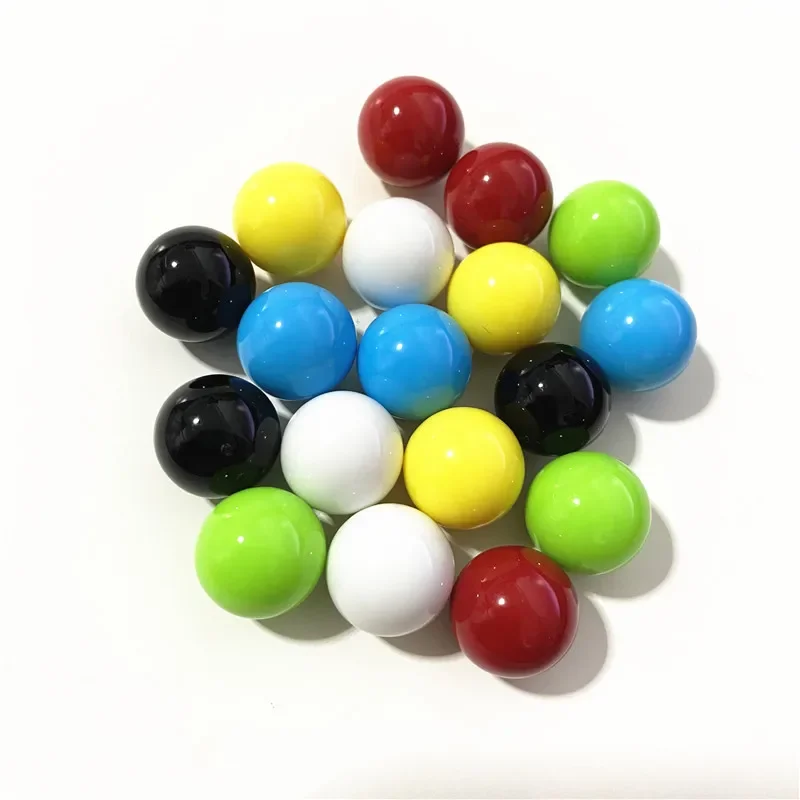 50Pcs Colorful Plastic Diameter 14mm Solid Balls For Board Games Accessory Ball Run Game