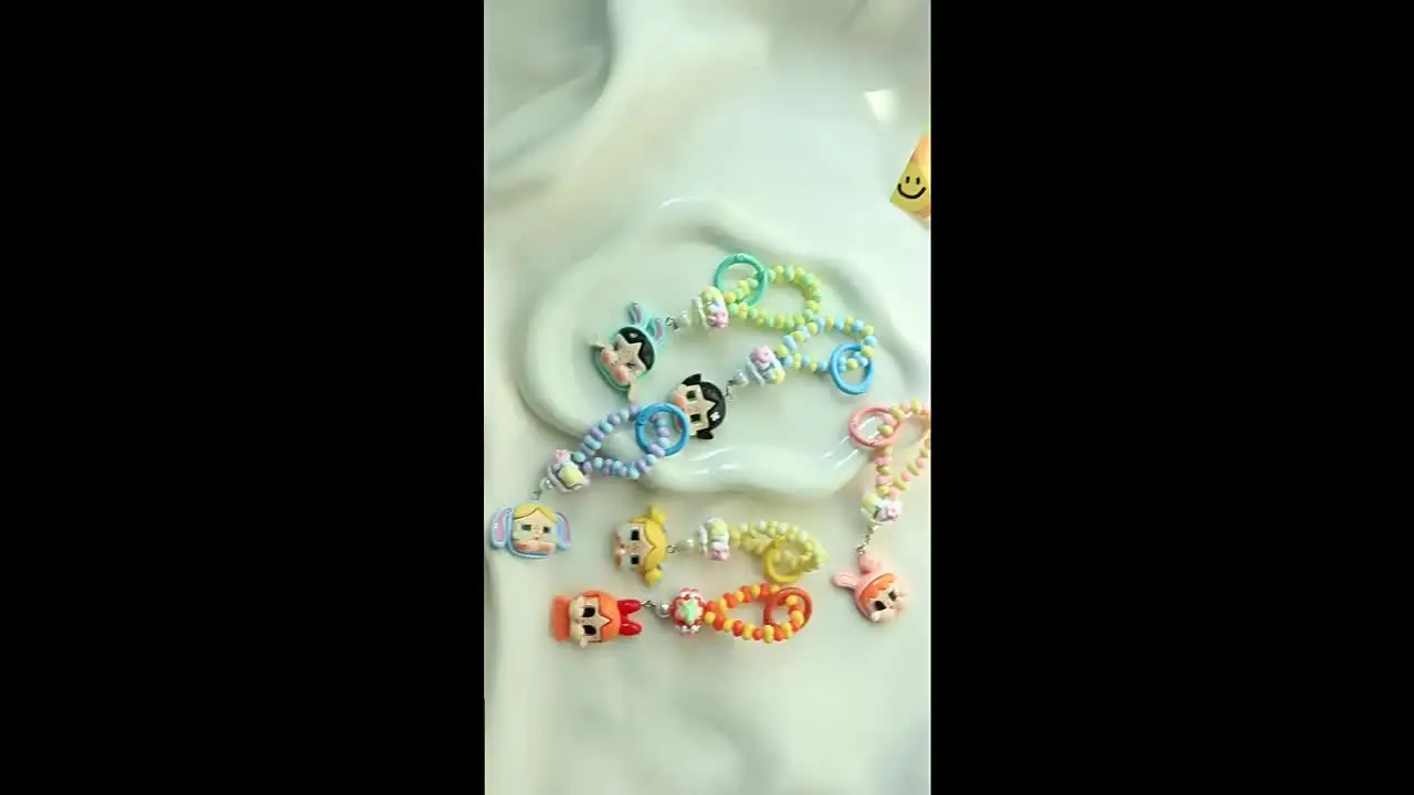 Kawaii Crybaby Летающая Маленькая Полицейская Цепочка Рюкзак Подвеска Inspearl Браслет Из