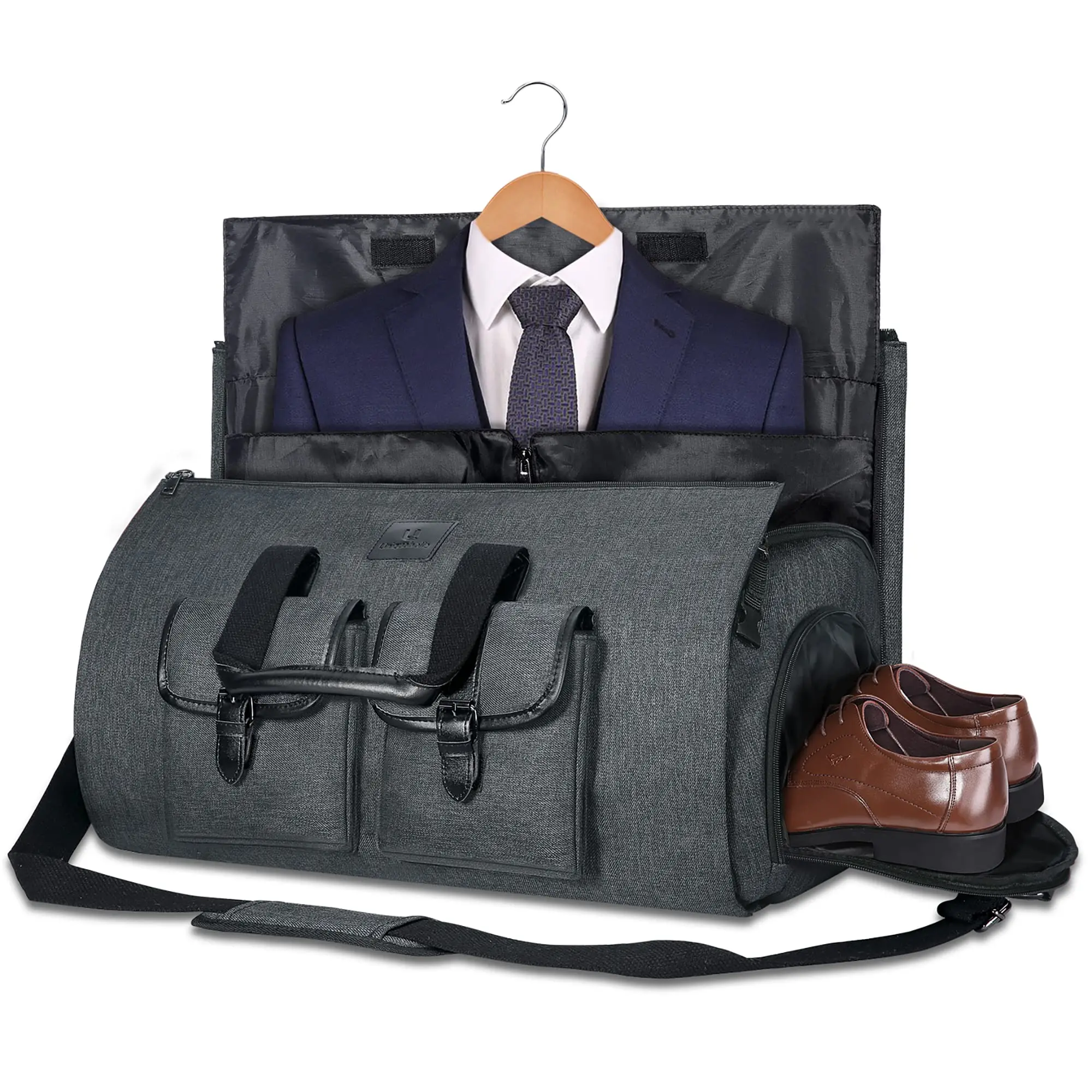 

Carry-On Garment Large Duffel Suit Travel Weekend Flight Strap Shoe Men Women
