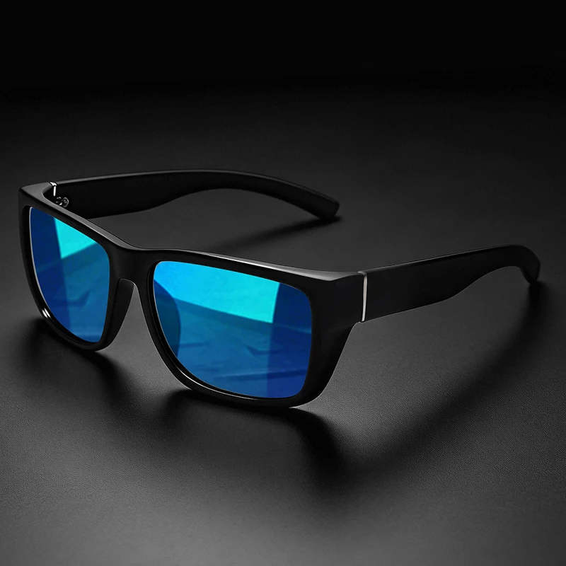 Men's Polarized UV400 Vintage Square Sunglasses