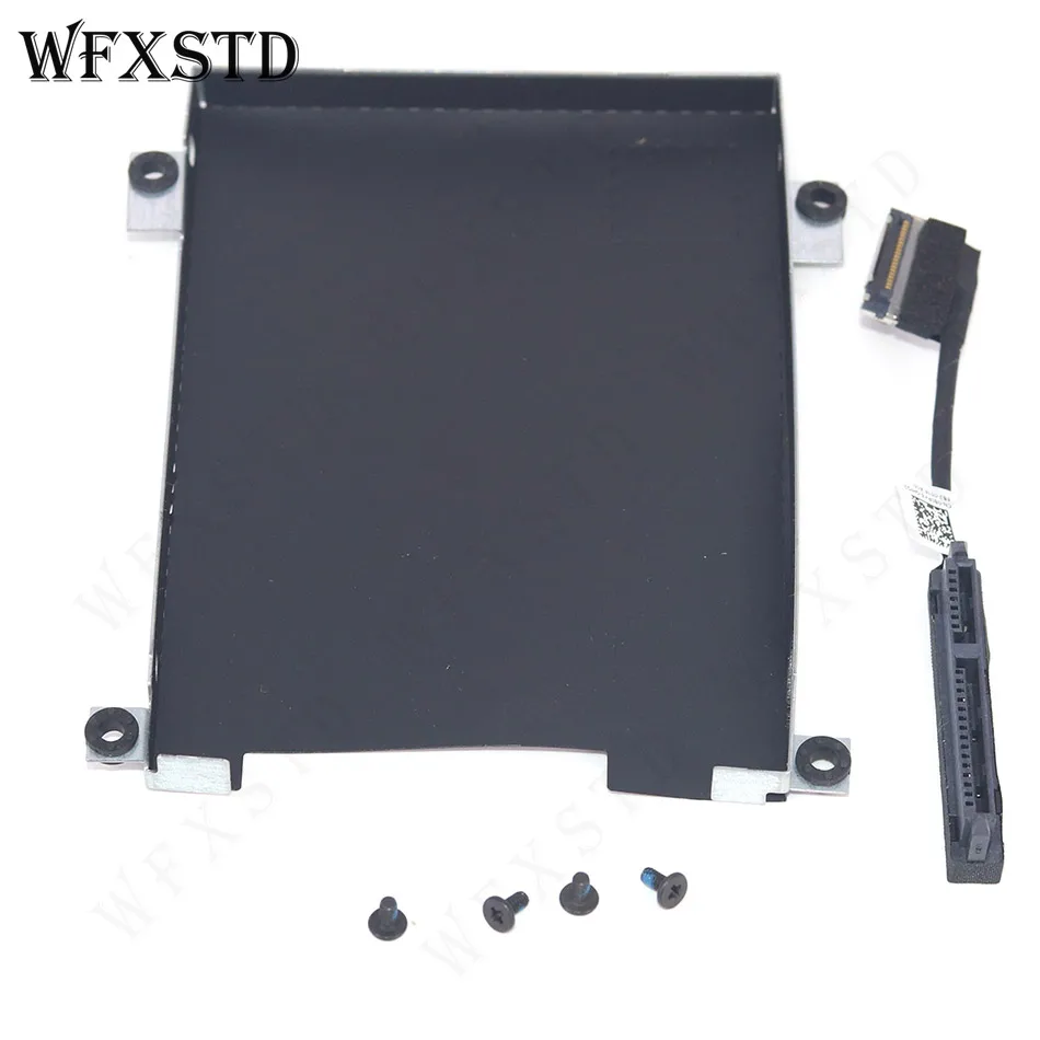 NEW HDD Cable 80RK8 + Caddy Frame Bracket 0NDT6 For Dell Latitude 5480 5490 5491 Laptop Drive Bay Hard Drive caddy