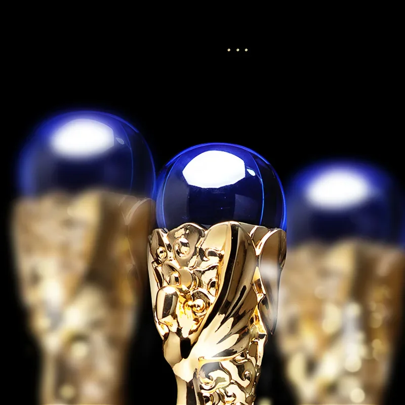 Custom Crystal Metal Trophy, Creative Home Decoration, Wooden Base, Basketball, Running Competition, Individual Team Awards, 1Pc