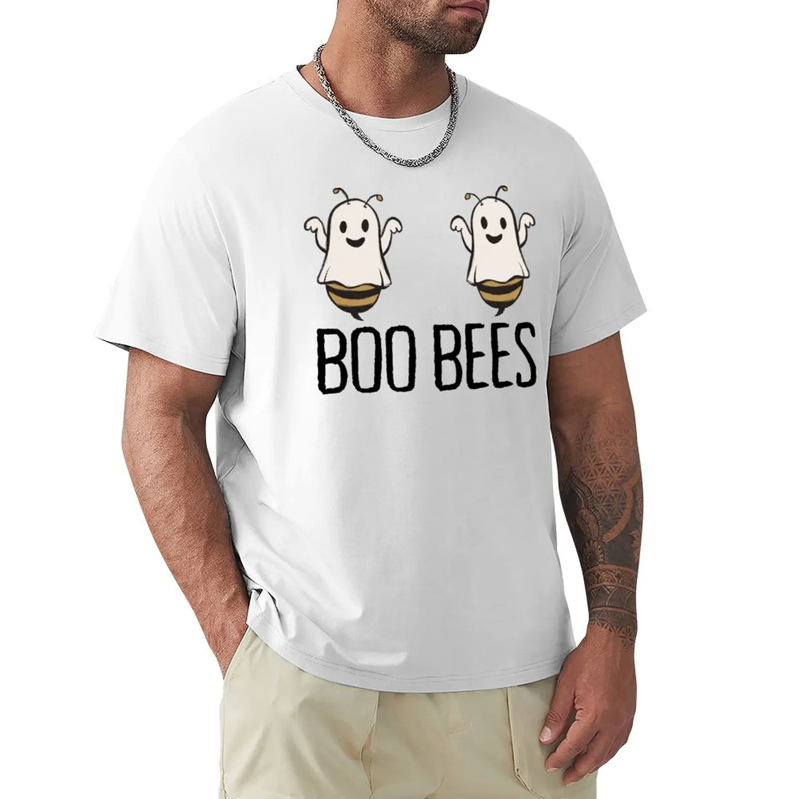 

Boo Bees T-shirt tops vintage korean fashion summer clothes mens graphic t-shirts big and tall