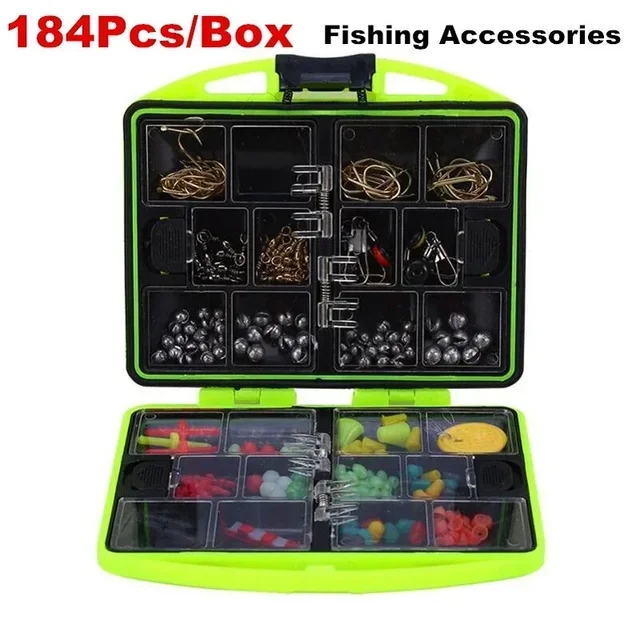 Equipo Pesca Gruesa Kit De Pesca Para Carpa De 32 Piezas - Incluye Clips De Plomo, Giradores, Tubos Y Más Aparejos Pesca Carpa