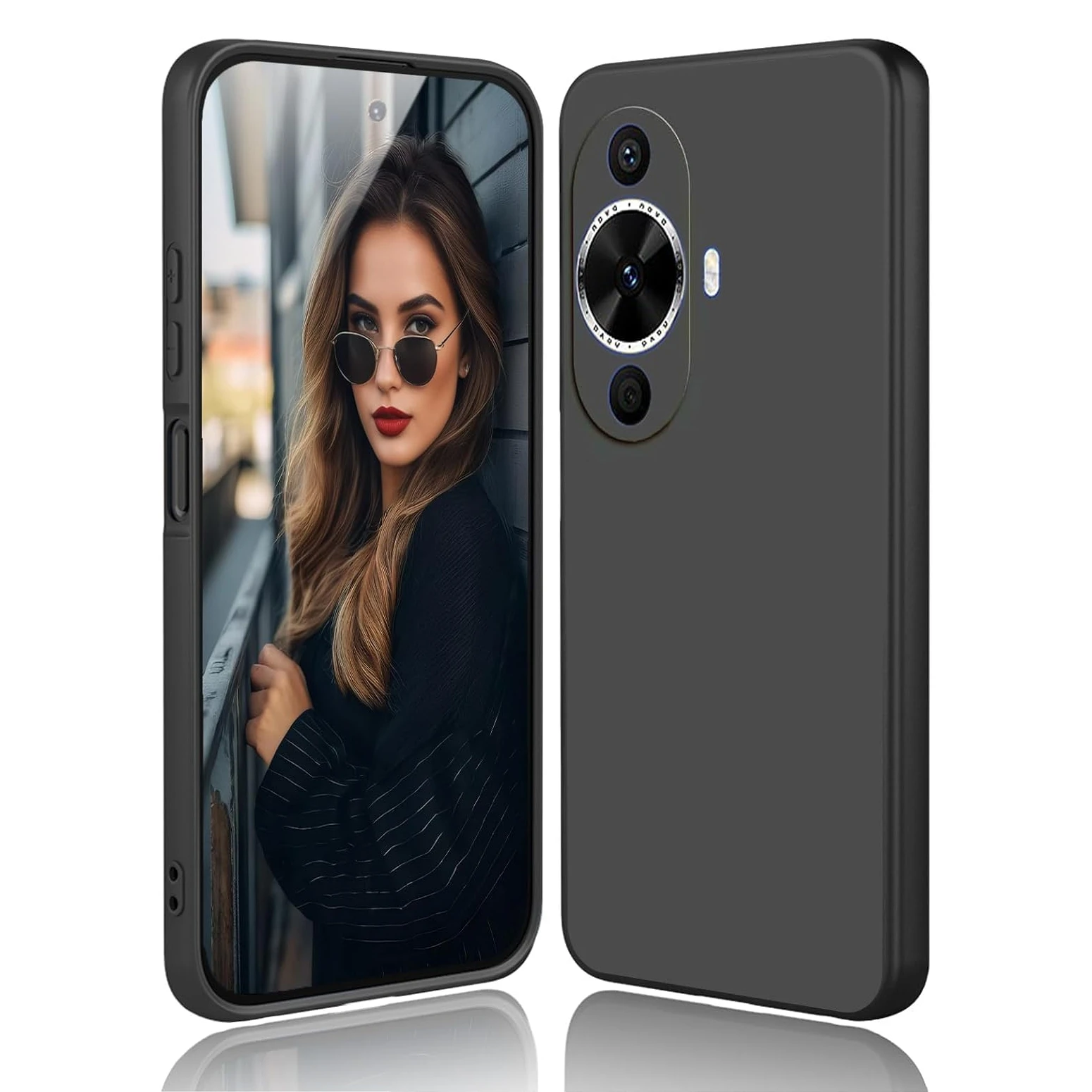 Flexibler TPU-Fall aus flüssigem Silikon für Huawei Nova 12 SE 12S 12i 11 Pro 11i 10 9 SE Schutzhülle Fundas Coque Capa_voghion.com