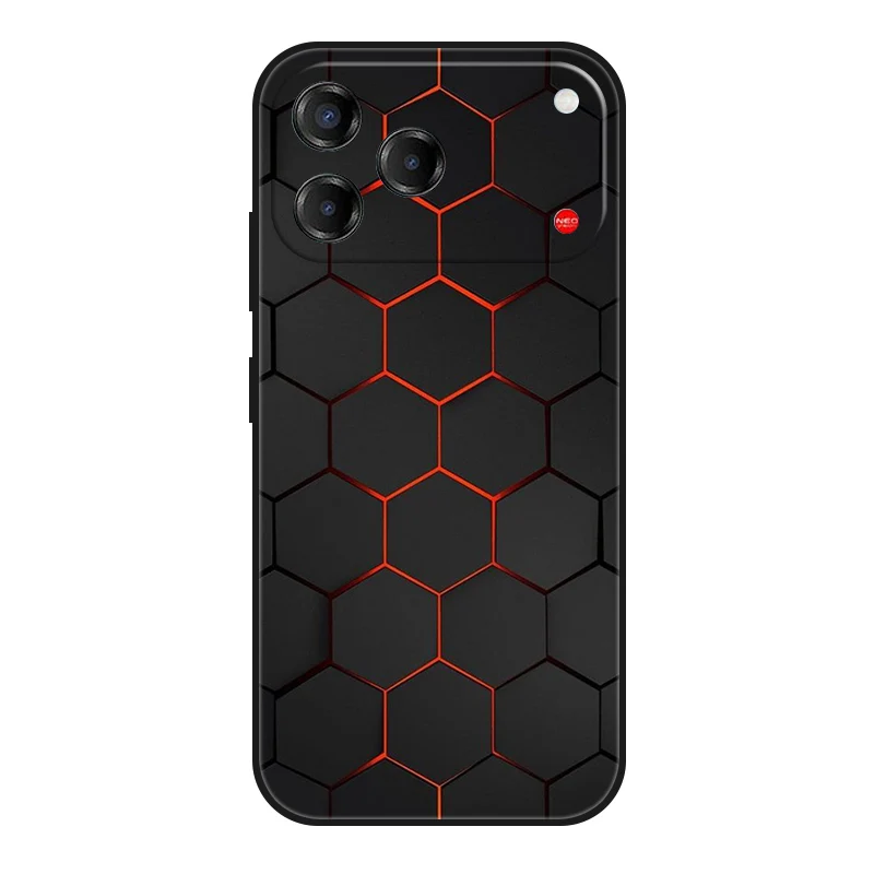 Sleek Black Matte Fashion Phone Case - Slim Soft TPU