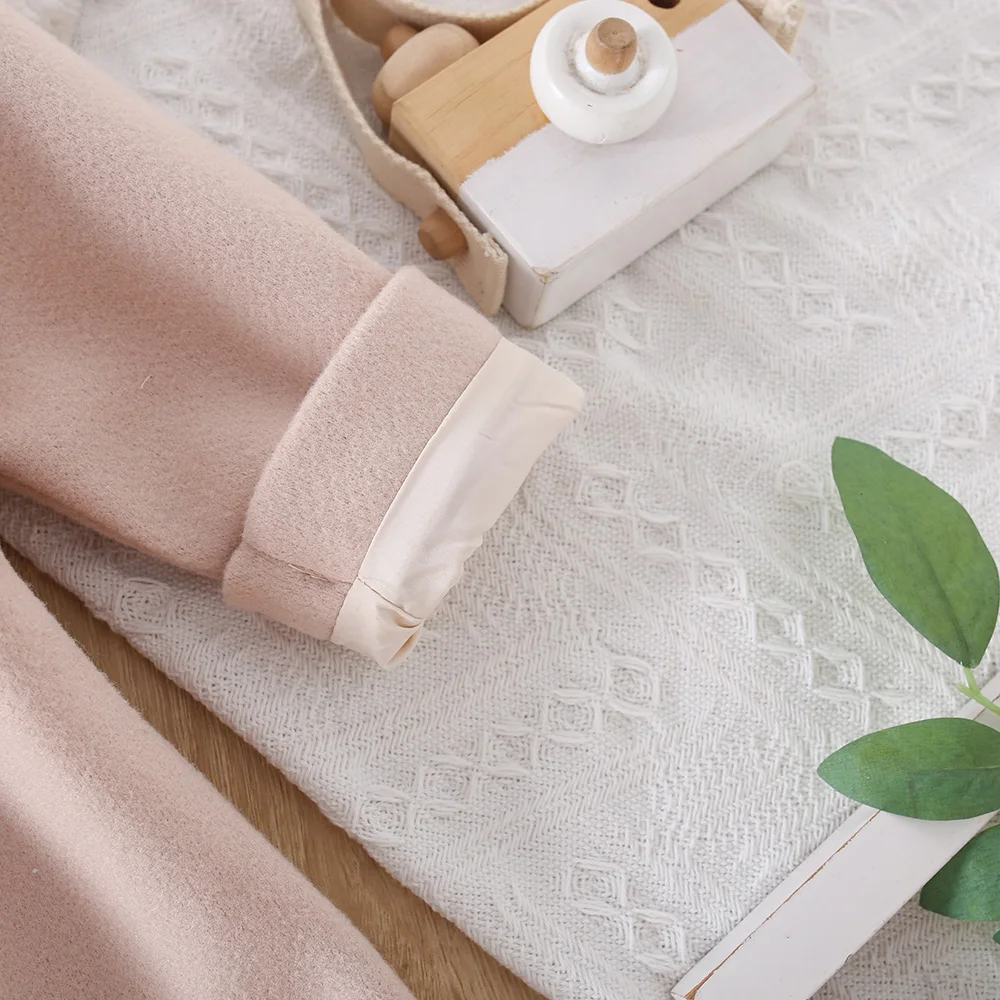 (6 Monate – 3 Jahre alt) Neuer koreanischer Baby-Mantel für Herbst und Winter, beige Schleife, langärmelige Kinderkleidung – Detail 8