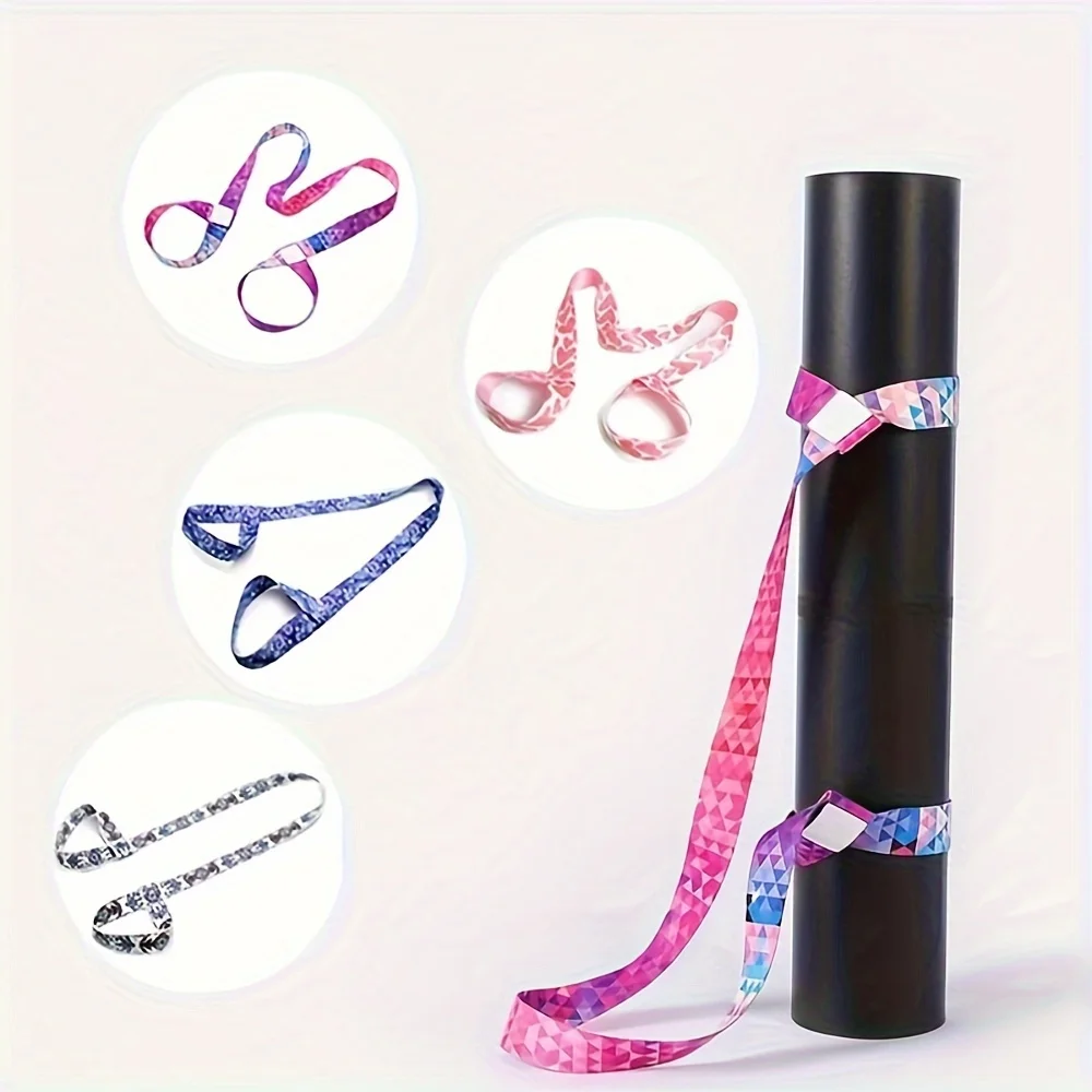Yoga Mat Bundle Rope Adjustable Strap Stretch Fixed Portable Storage Items Sports Fitness One Strap Multi-Use Stretching