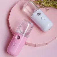 Spray Moisturizing Instrument Face Humidifier Mini Portable Portable Charging Beauty Instrument Cold Spray Machine Face Steamer