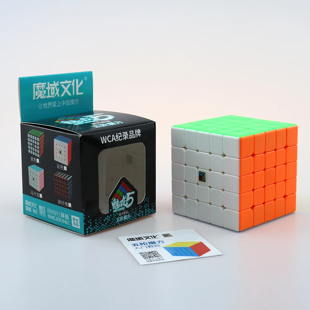Moyu Meilong 5x5 Magic Speed Cube MFJS Stickerless Professional Children toys Meilong 5X5 Cubo Magico Puzzle Stress Reliever Toy 5