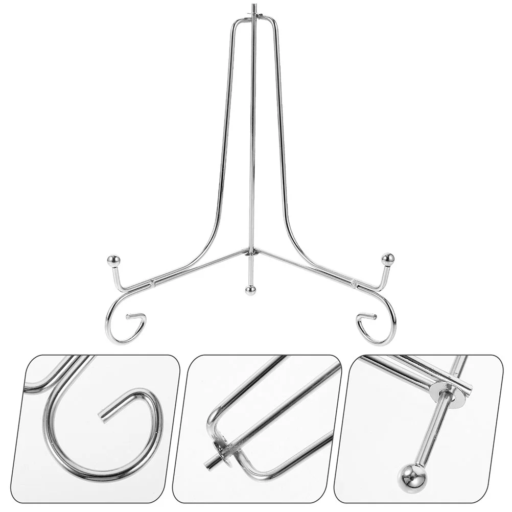 

Multi-functional Display Stand & Crafts Easels Iron Plate Show Rack Tea Cake Office Table Top