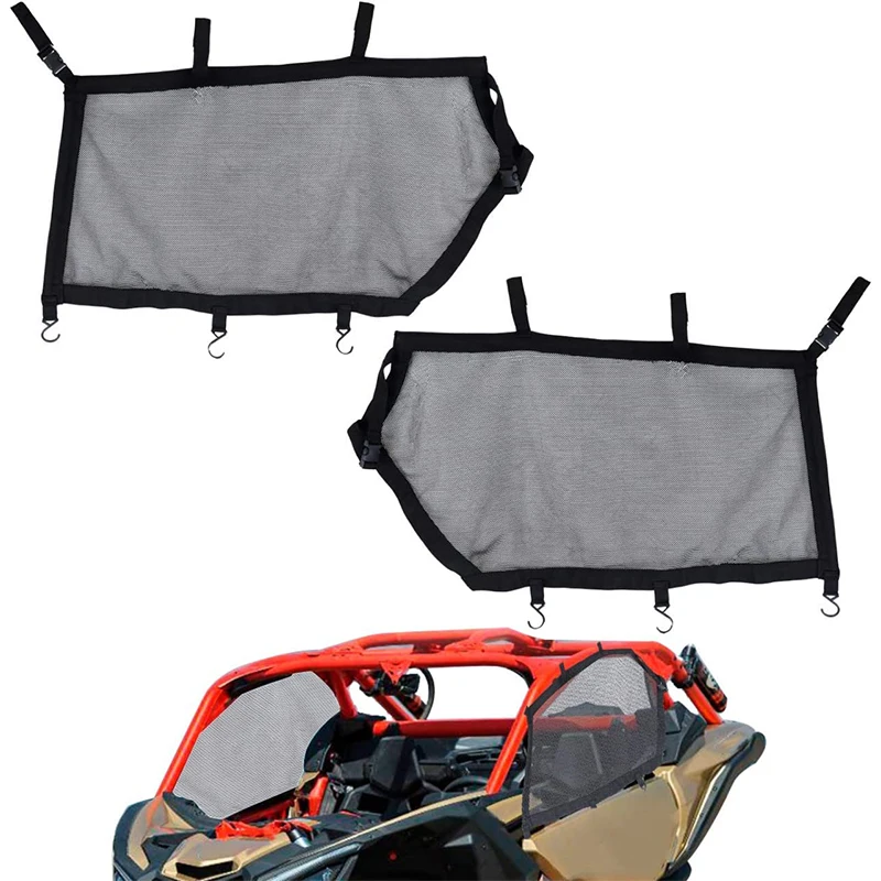 UTV Right & Left Window Net For Can-Am Maverick X3 2017-2021 Window Shade Shield