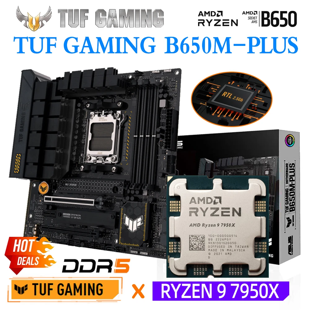 AMD Ryzen 9 7950X 3D CPU Suit With ASUS ROG STRIX B650-A GAMING WIFI  Motherboard Socket AM5 AMD B650 DDR5 PCIe 4.0 ATX Placa-mãe - AliExpress