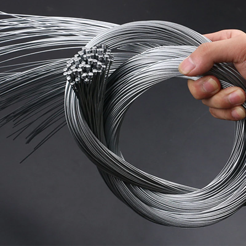 Set of 5/10 Bicycle Brake and Shifter Cables - 2M Inner Wire for Speed and Gear Management