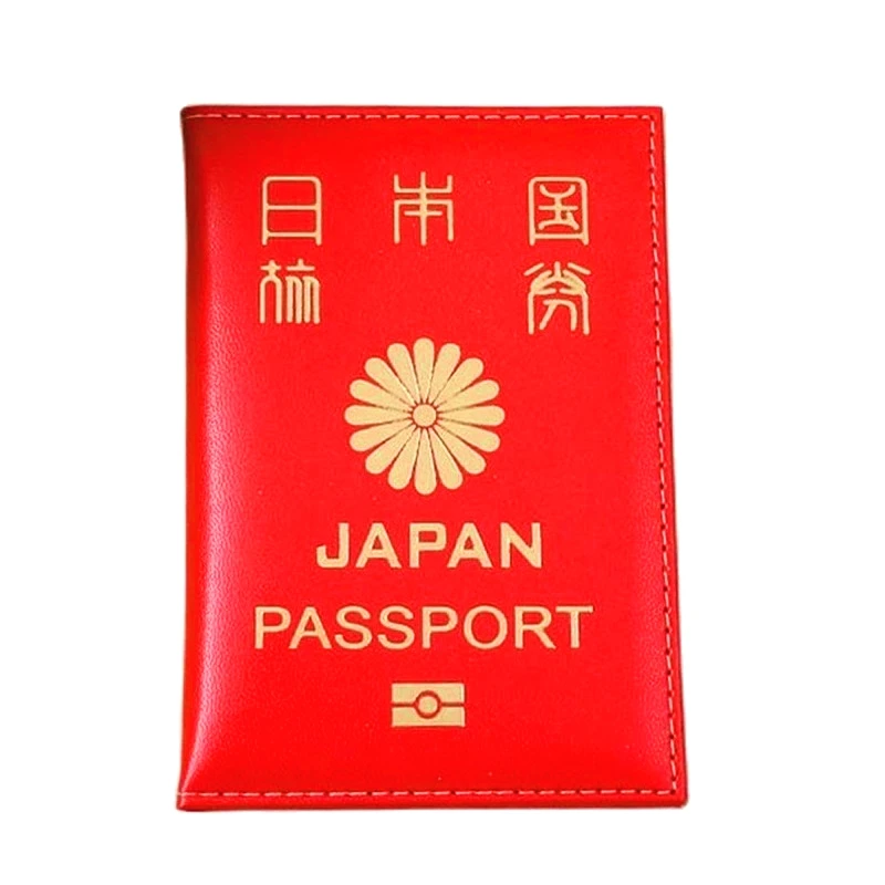 JapanTravelPassportCoverWomenSoftPuLeatherCutePassportCase