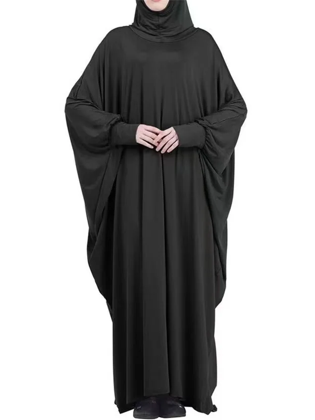 2025 New Ramadan Eid Hooded Muslim Abaya Women One Piece Amira Prayer Garment Hijab Dress Turkey Kaftan Robe Maxi Gown Clothing - Image 5